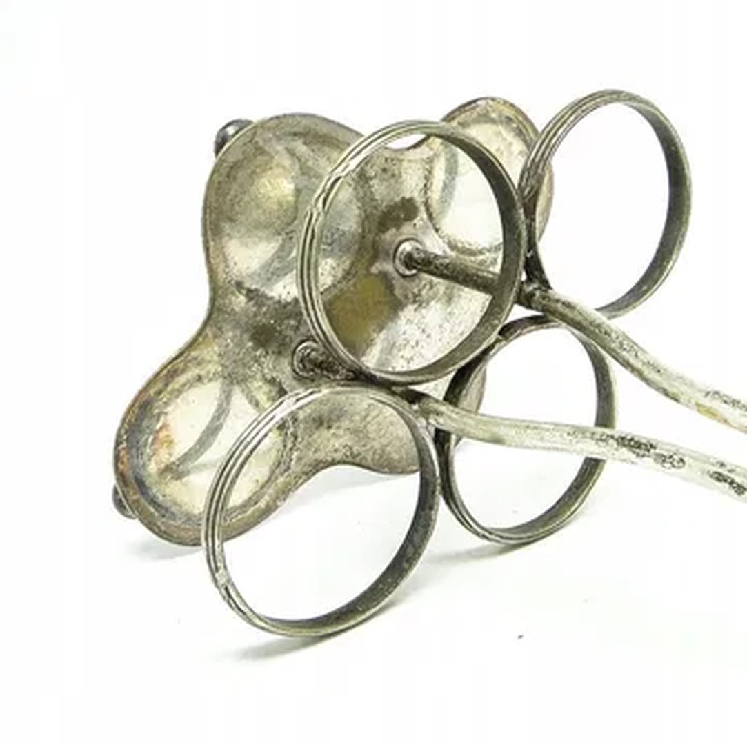 Spice cruet, Eclectic style, silver-plated brass, Poland, 1920s. - 182708