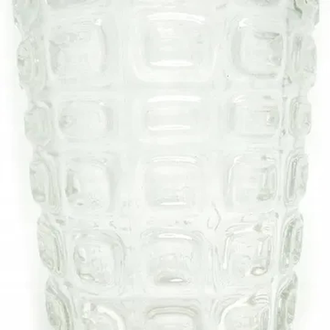 Wazon Wulkany, modernizm, szkło róż roselinowy, Ząbkowice, Polska, lata 70. - 182734