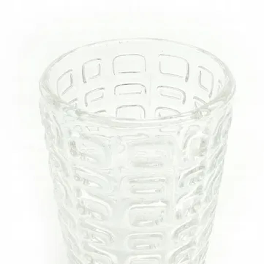 Wazon Wulkany, modernizm, szkło róż roselinowy, Ząbkowice, Polska, lata 70. - 182733