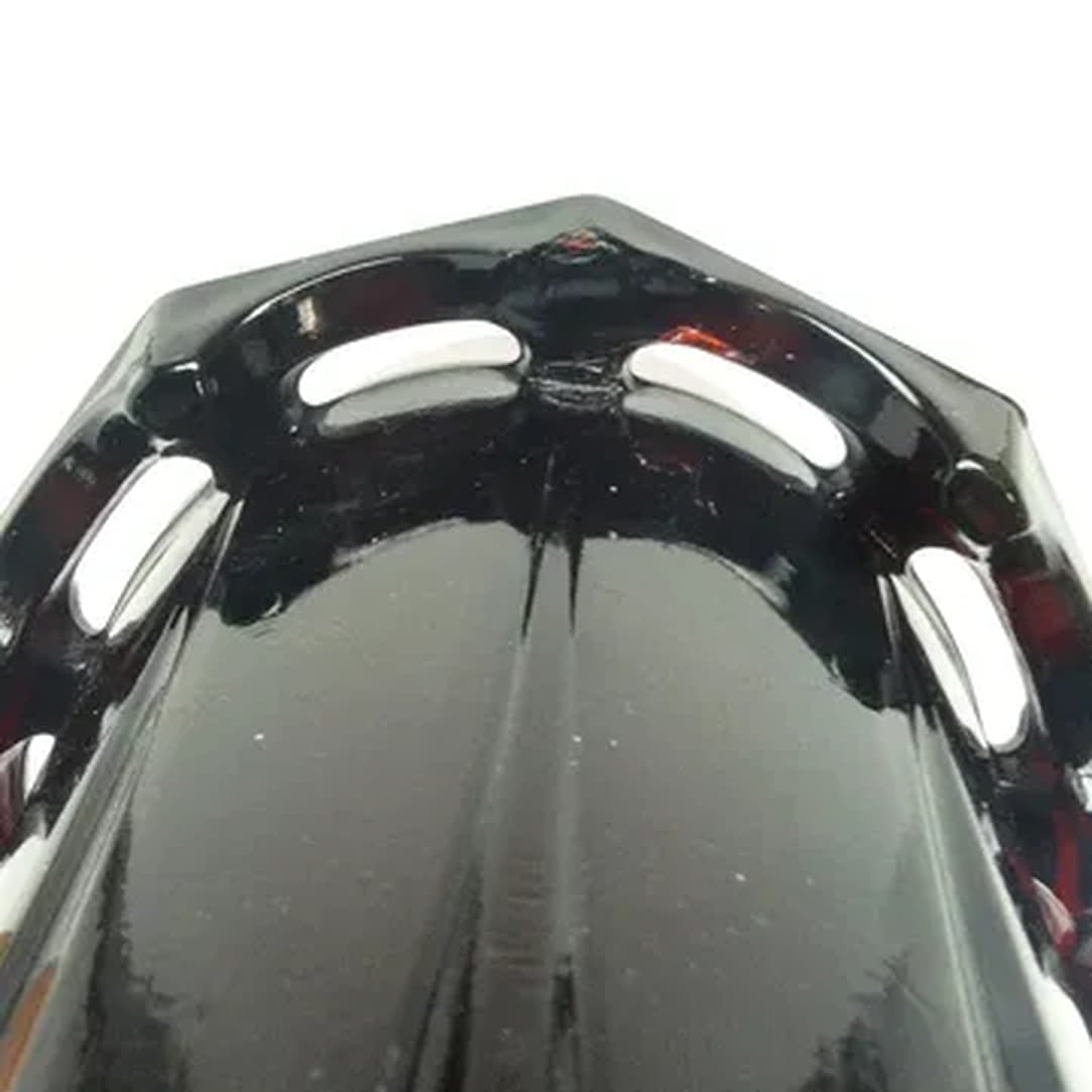 Wazon diatret Mid-century modern, szkło sodowe bordowe, proj. J. S. Drosd, Ząbkowice, Polska, lata 70. - 182855