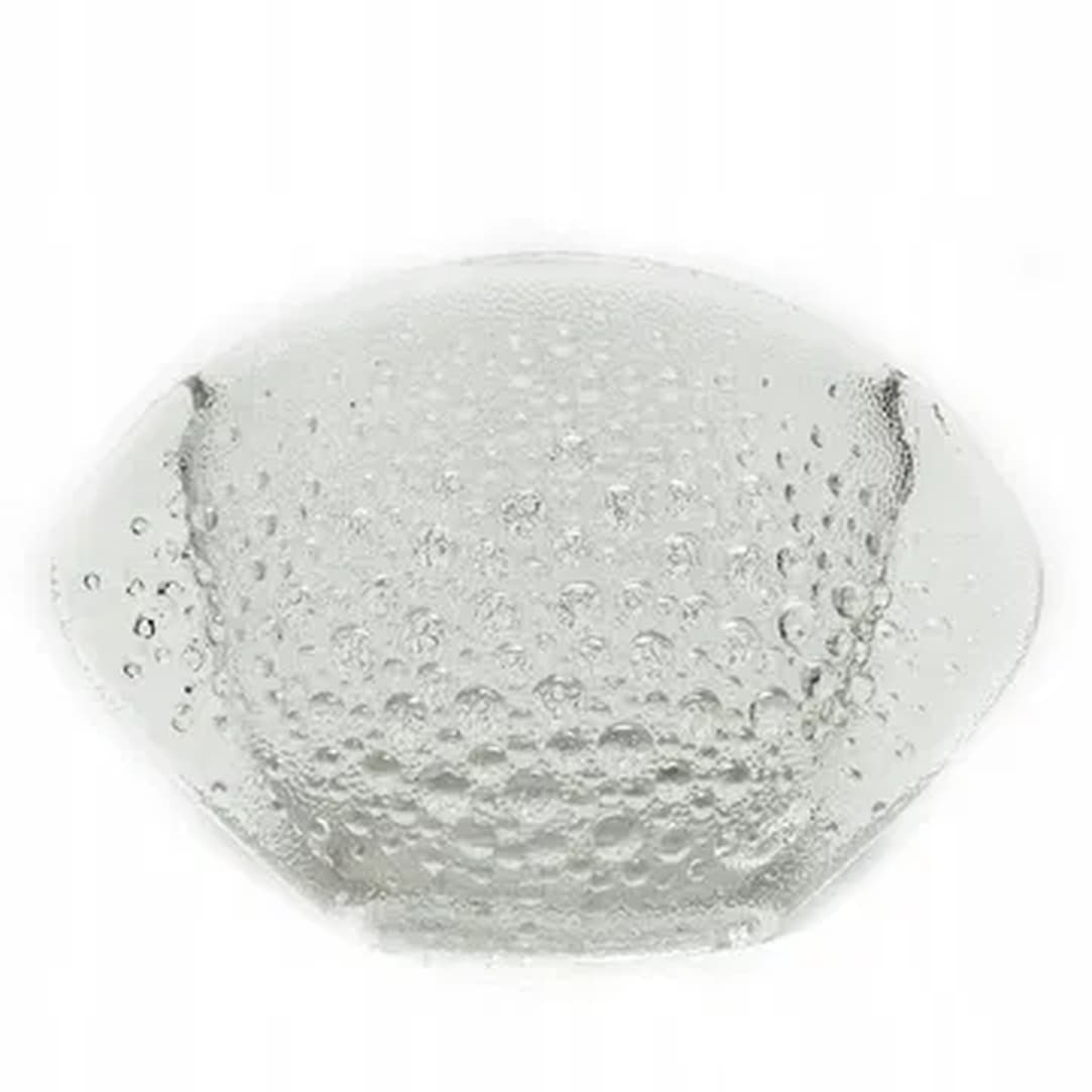 Wazon Asteroid, mid-century modern, szkło prasowane transparentne, proj. J. S. Drost, Ząbkowice, Polska, lata 70. - 182952