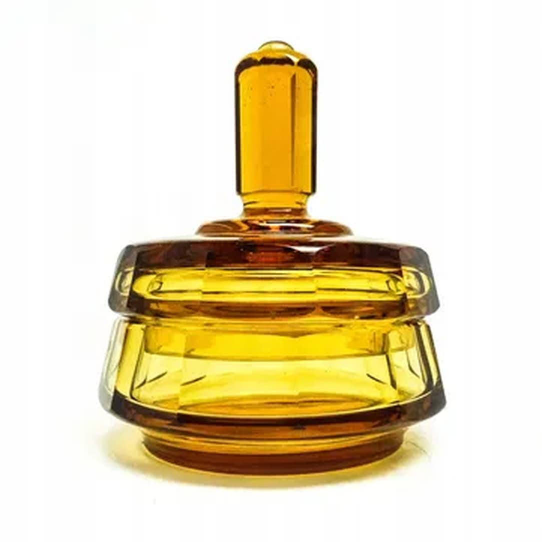 Bomboniera Art Deco, kryształ, Moser, Czechosłowacja, lata 30. - 182974