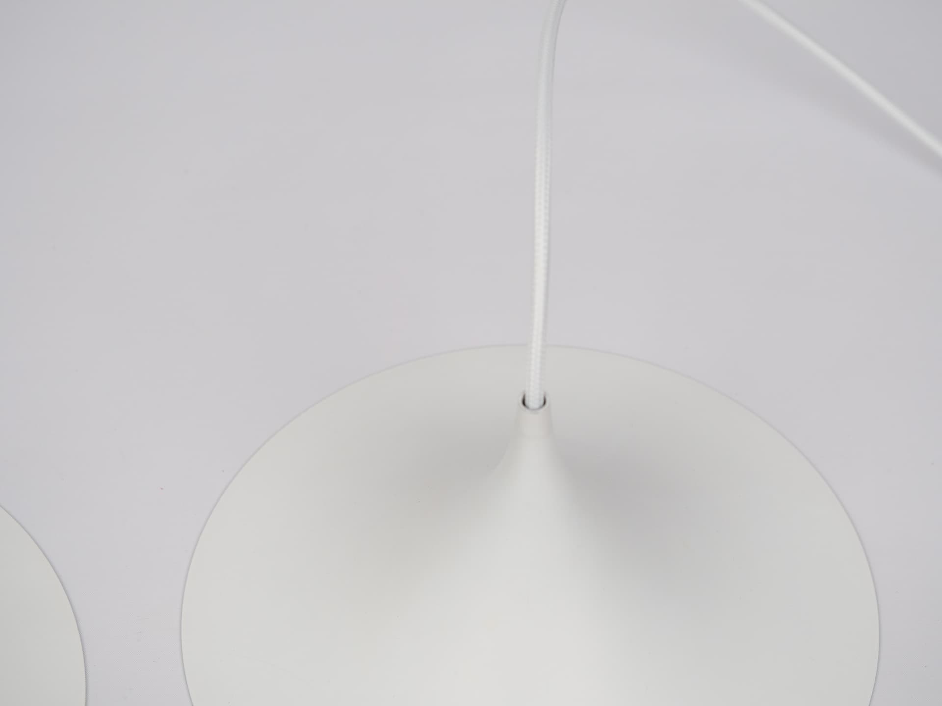 Para lamp Semi, biały, proj. C. Bonderup, T. Thorup, Fog & Mørup, Dania, lata 60. - 183267