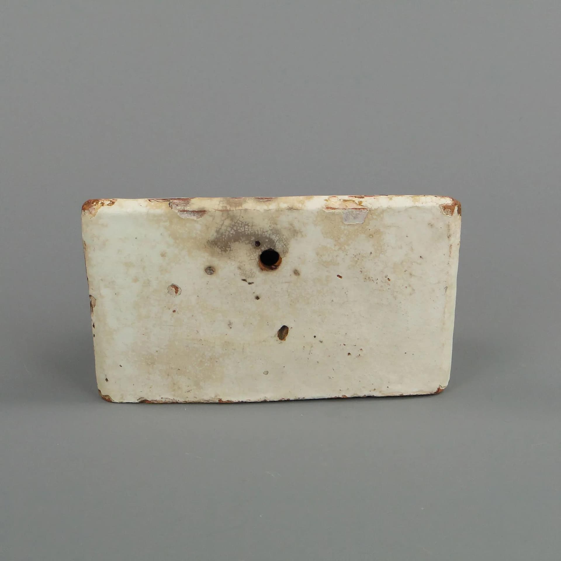 Wall Console, Eclectic, Ivory White Ceramics, Poland, 19th c. - 12840