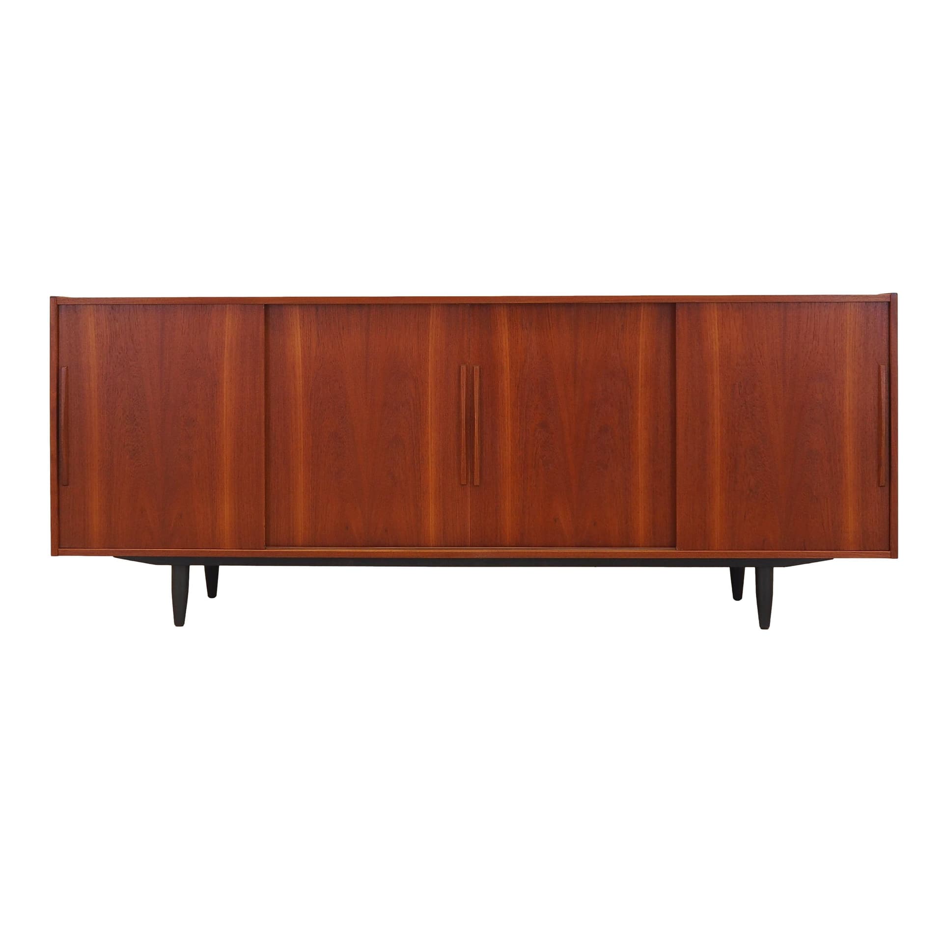 Sideboard, teak brązowy, Dania, lata 70.
