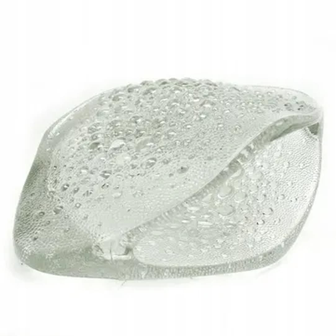 Wazon Asteroid, polski modernizm, szkło transparentne, Ząbkowice, Polska, lata 70. - 183788