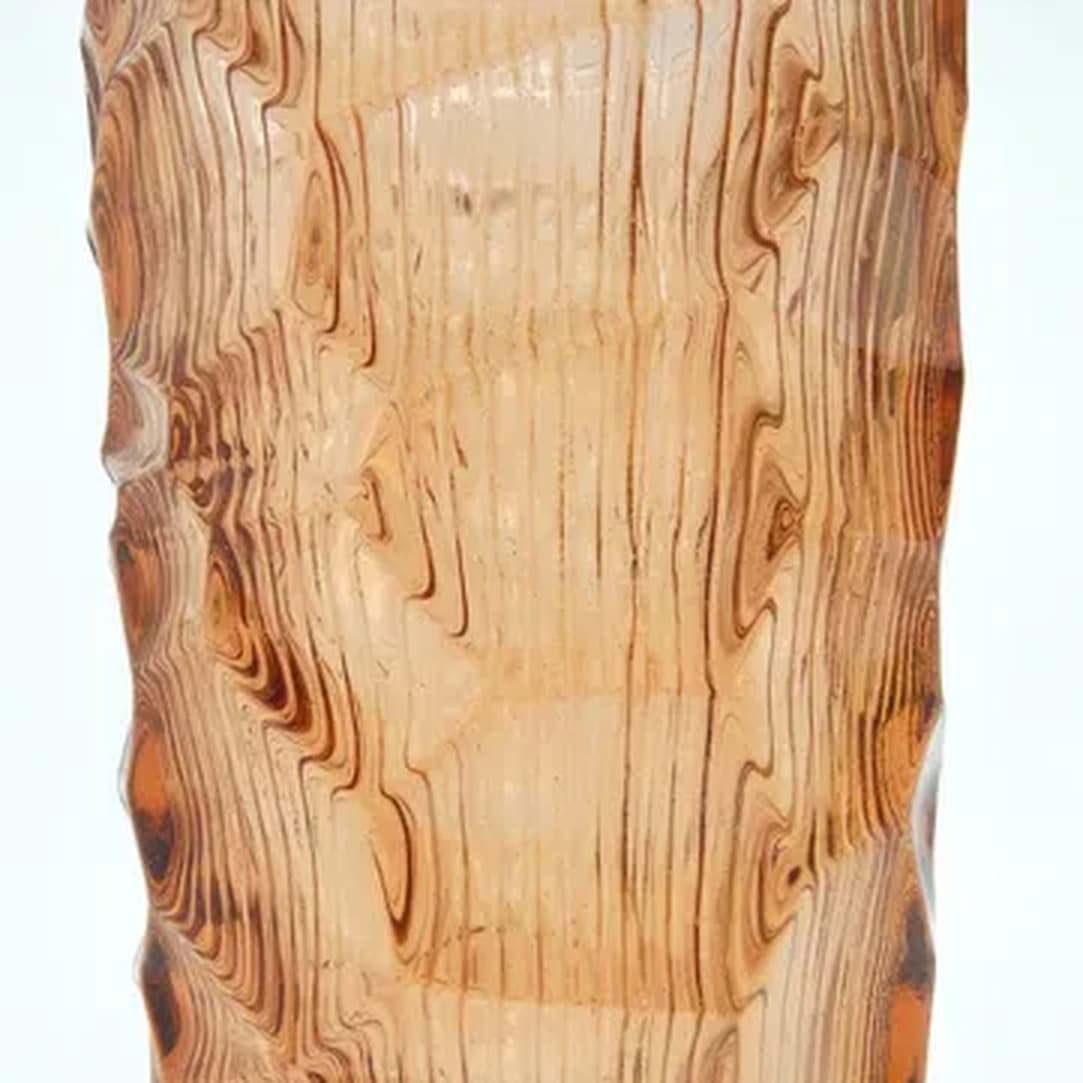 Wazon Okulus, mid-century modern, szkło transparentne, Ząbkowice, Polska, lata 70. - 183849