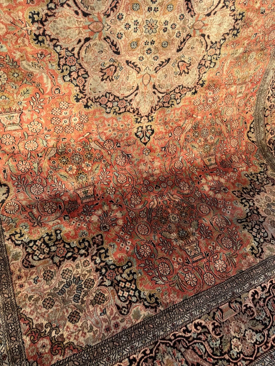 Dywan Ghoum, 320x210 cm, jedwab, Indie - 183882