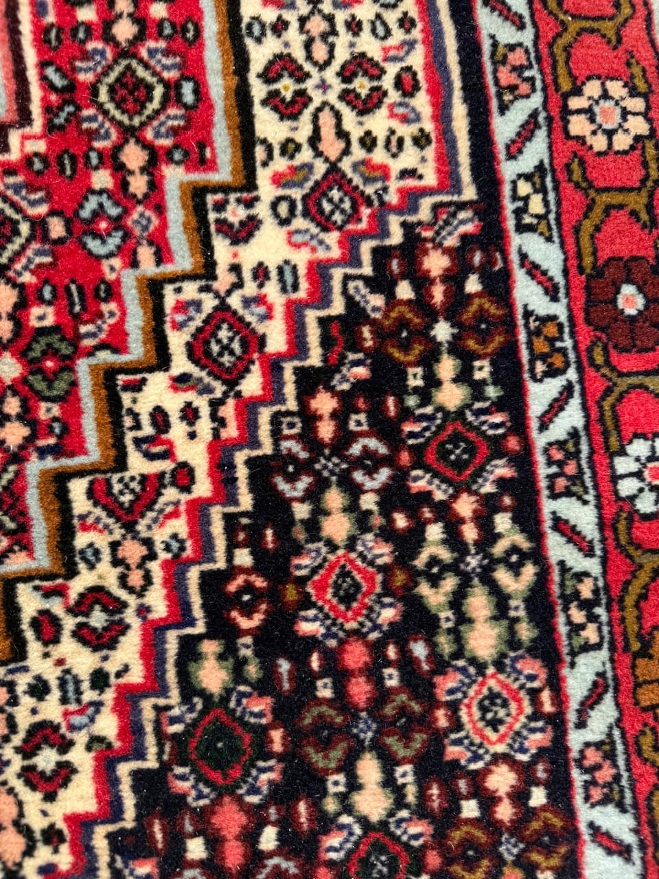 Dywan Bidjar 115x75 cm, czerwony, wełna, Iran - 183912