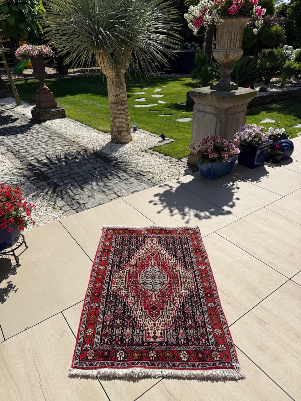 Dywan Bidjar 115x75 cm, czerwony, wełna, Iran - 183913