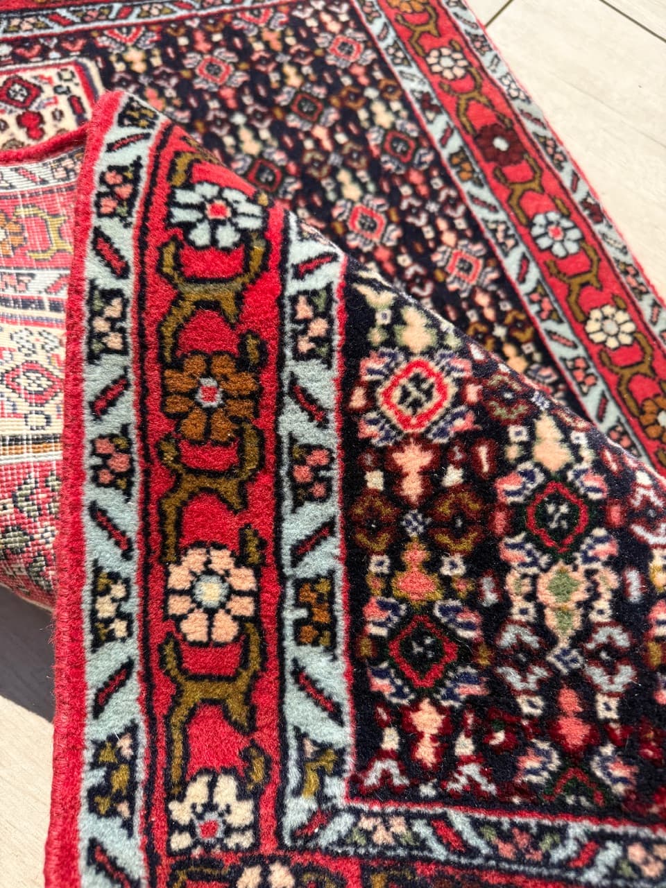 Dywan Bidjar 115x75 cm, czerwony, wełna, Iran - 183904