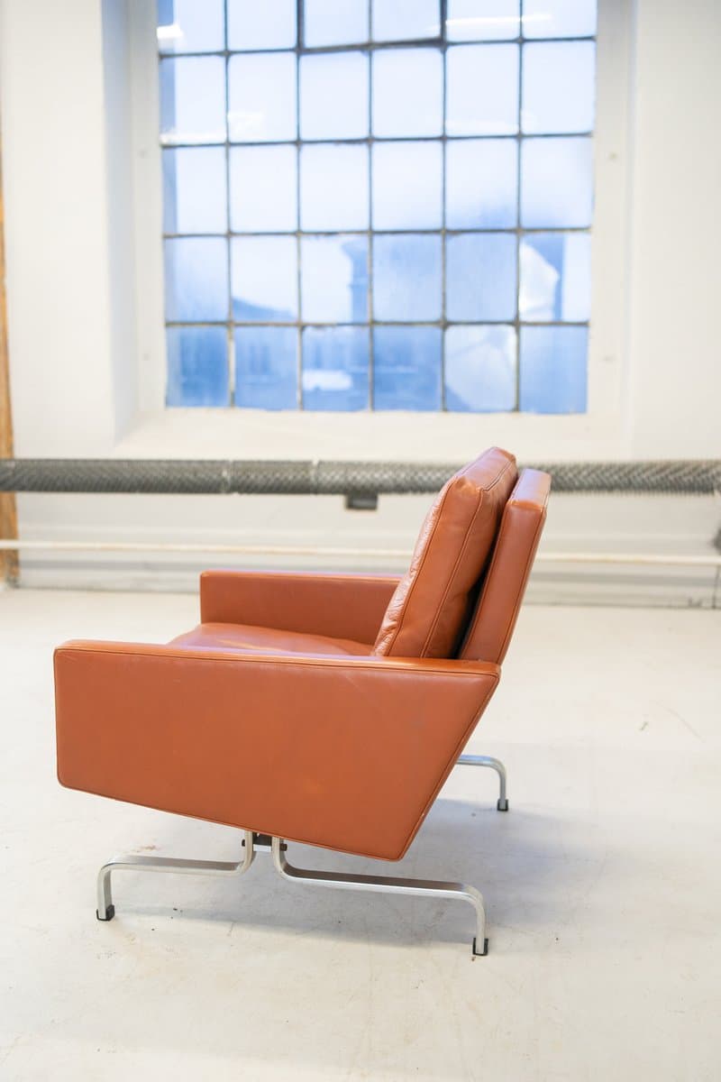 Set of three PK31 sofas, brown, natural cognac leather - 184733