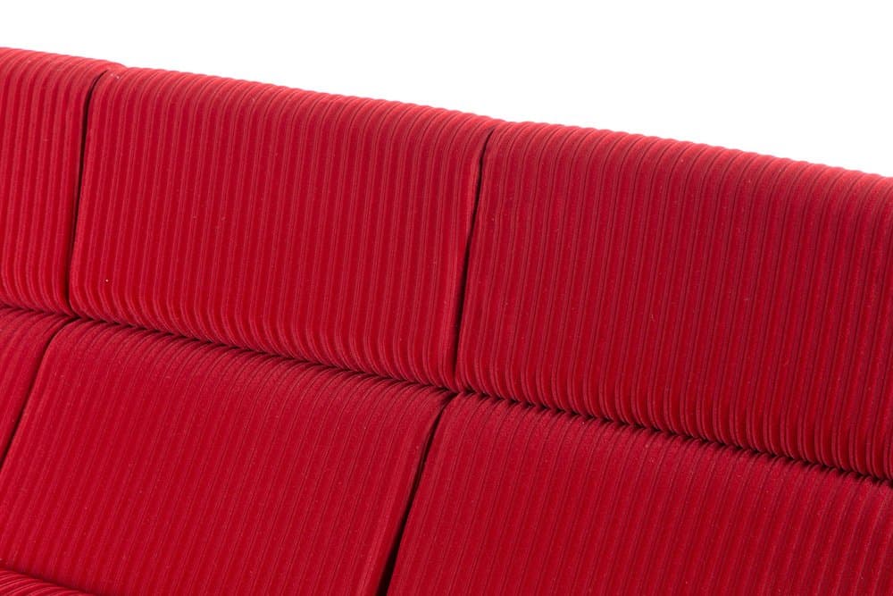 Jitona living room set 3 pieces, red, corduroy - 184681