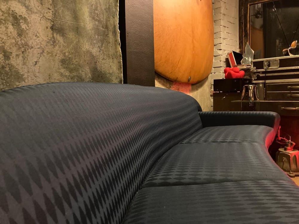 Sofa Capri, niebieska, proj. J. Andersen, Transum, Szwecja, lata 60. - 184655