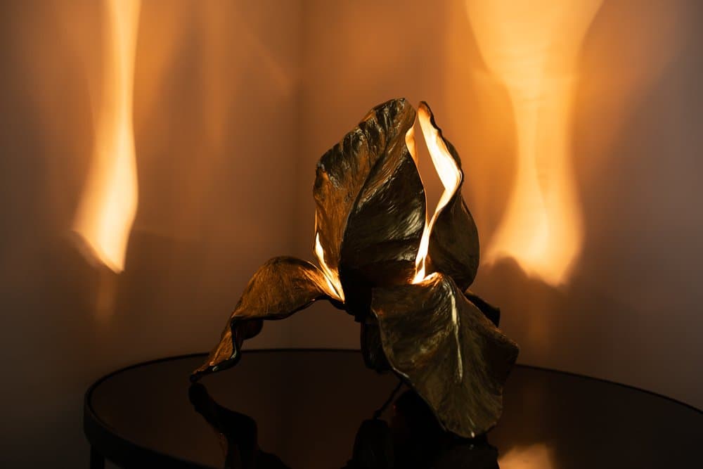 Lampa stołowa Iris, proj. Ch. Charles, Maison Charles, lata 70. - 184644