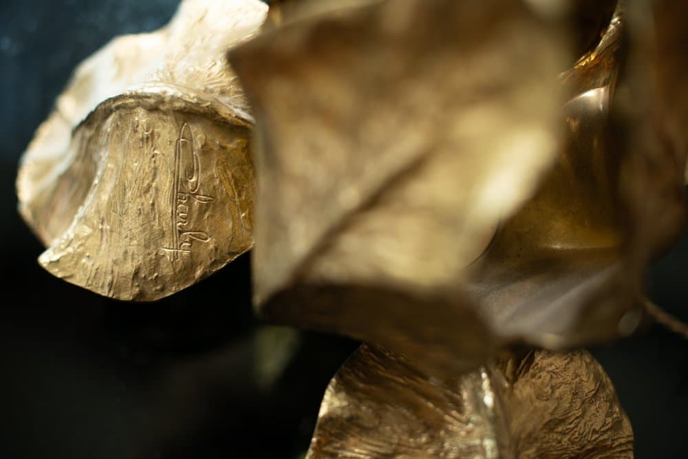 Lampa stołowa Iris, proj. Ch. Charles, Maison Charles, lata 70. - 184651