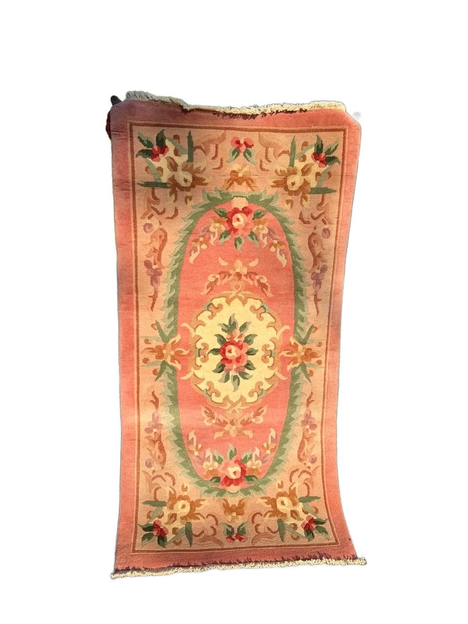 Kashmiri Rug Beijing 145x70 cm, pink wool, China