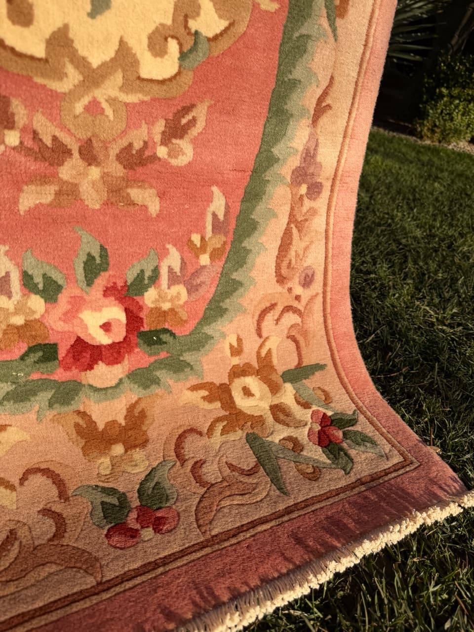 Kashmiri Rug Beijing 145x70 cm, pink wool, China - 183994