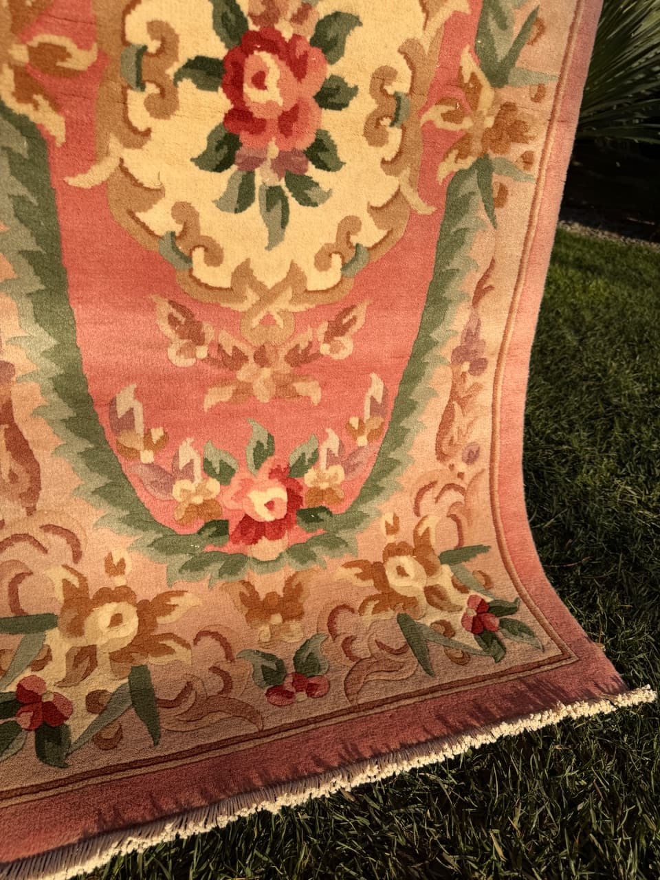 Kashmiri Rug Beijing 145x70 cm, pink wool, China - 183993