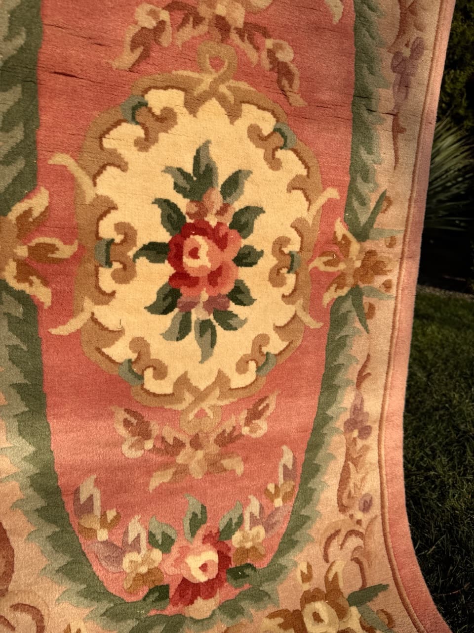 Kashmiri Rug Beijing 145x70 cm, pink wool, China - 183992