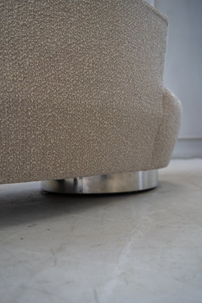 Sofa Serpentine, beżowa, tkanina boucle, Divano, 1970 - 184529