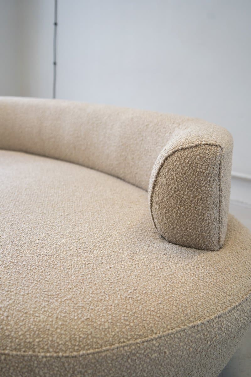 Sofa Serpentine, beżowa, tkanina boucle, Divano, 1970 - 184521