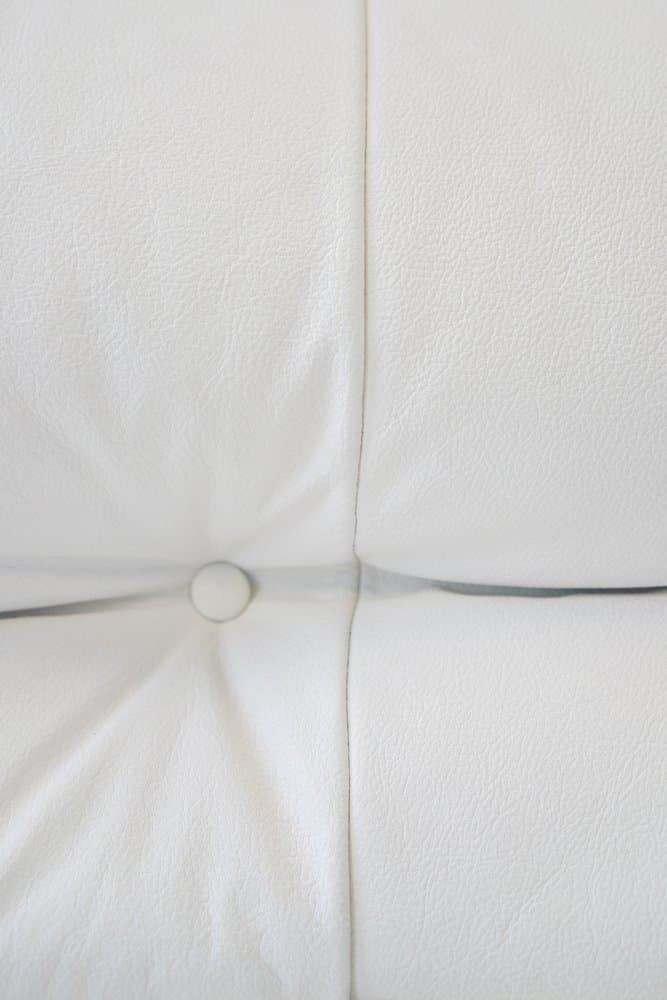 Sofa Soriana, biała, skóra, Cassina, lata 70. - 184517