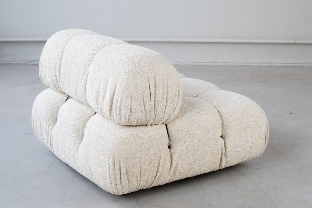 Zestaw sof Camaleonda 6 elementów, kość słoniowa, boucle, proj. M. Bellini, B&b Italia, 1972 - 184495