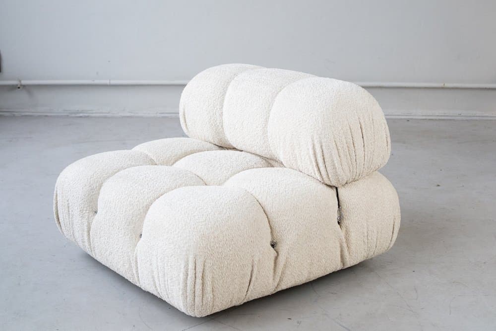 Zestaw sof Camaleonda 6 elementów, kość słoniowa, boucle, proj. M. Bellini, B&b Italia, 1972 - 184502