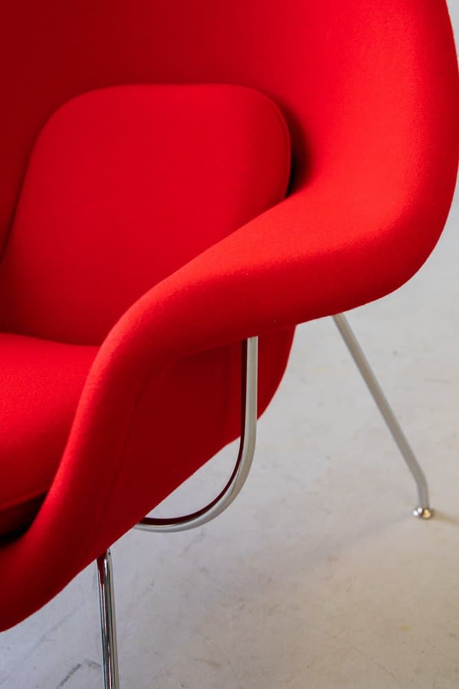 Zestaw foteli Womb, czerwony, tkanina - 184484