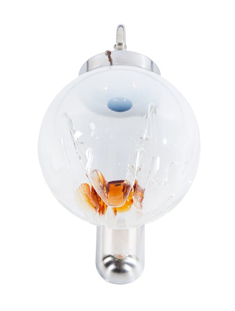 Para kinkietów ściennych, transparentny, szkło, Mazzega, Włochy, lata 70. - 184467