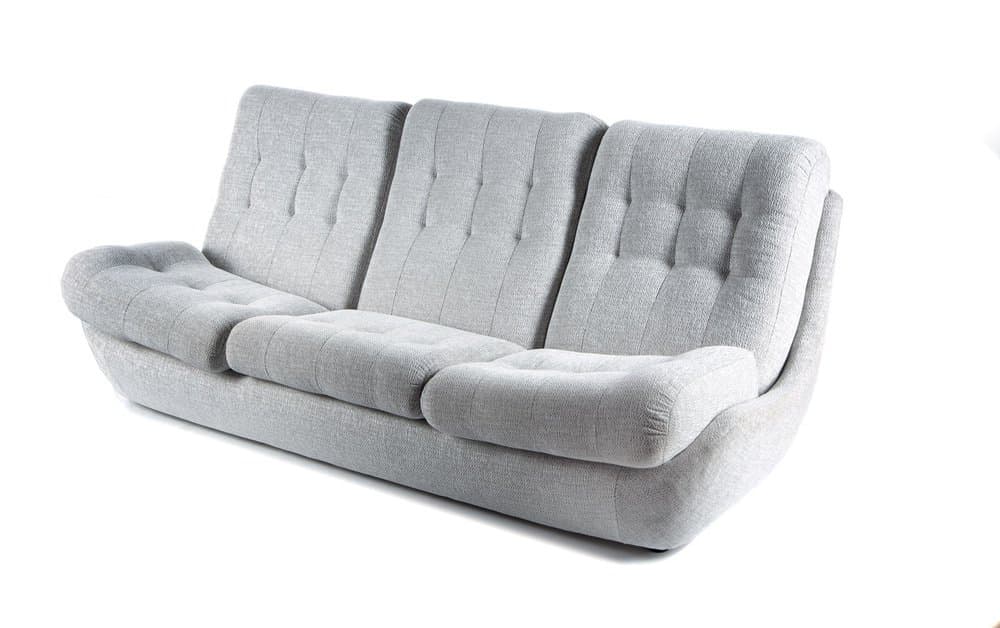 Zestaw wypoczynkowy Atlantis 3 części, szary, tkanina, Jitona, lata 70. - 184446