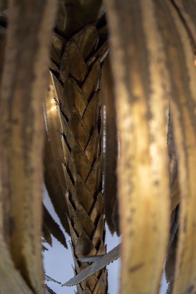 Palm tree floor lamp Maison Jansen, gold, brass - 184382