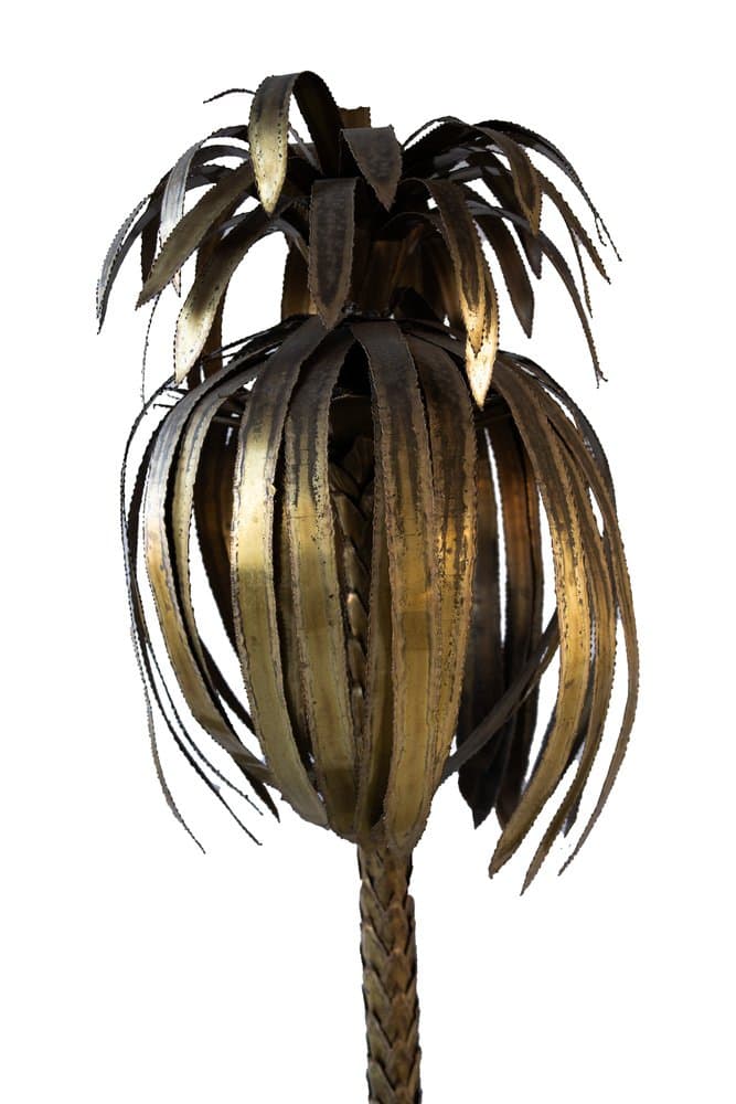 Palm tree floor lamp Maison Jansen, gold, brass - 184381