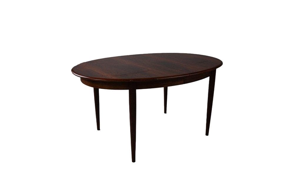 Dining table attributed to Niels Otto Møller, dark brown, rosewood
