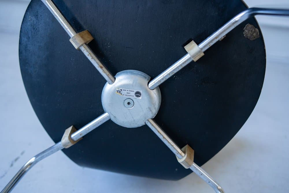 Zestaw 6 krzeseł Series 7, czarny, sklejka chromowana stal, proj. A. Jacobsen, Fritz Hansen, 1955 - 184313