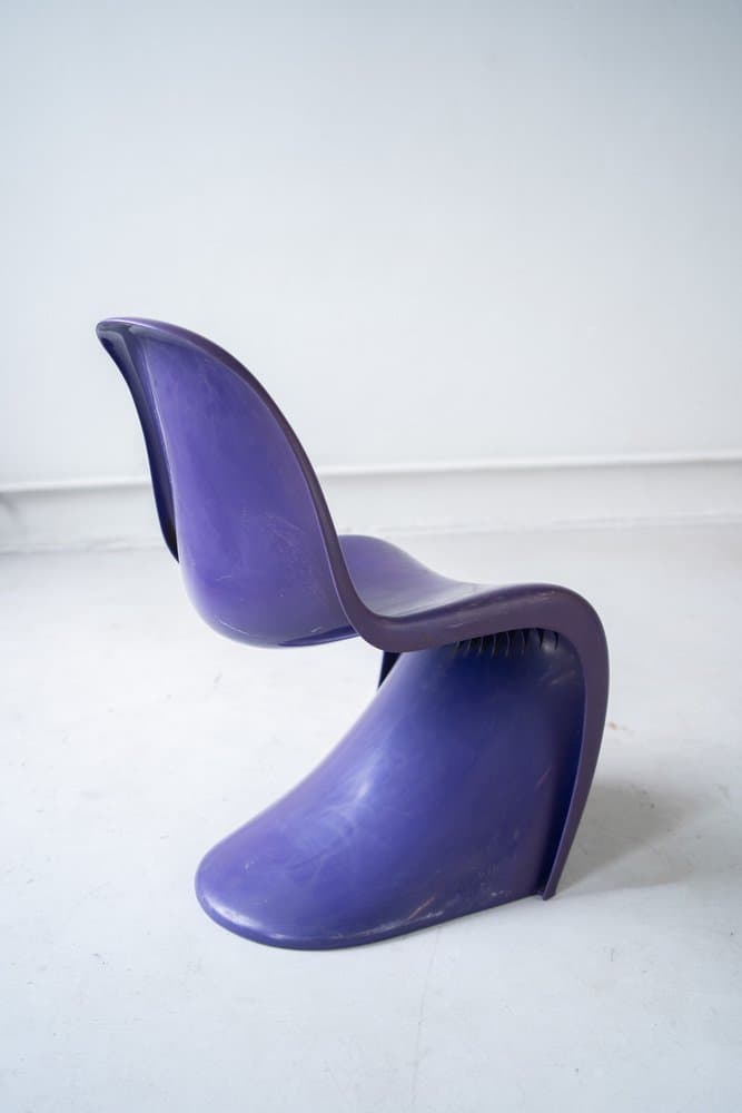 set of five Panton chairs, violet, plastic - 184300