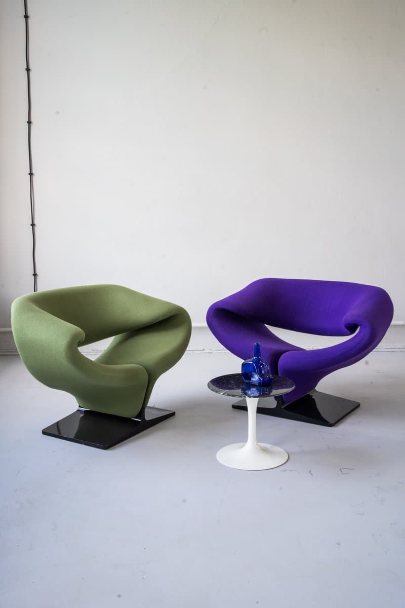 set of four lounge armchairs Pierre Paulin for Artifort, multicolor, fabric - 184280