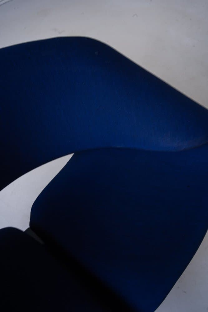 Fotel Blue Ribbon, niebieski, tkanina, 1966 - 184269