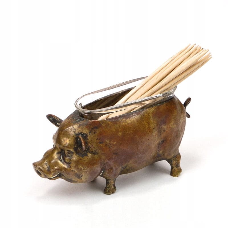 Figural Toothpick Holder, dark bronze, Austria, 19th c. - 184913