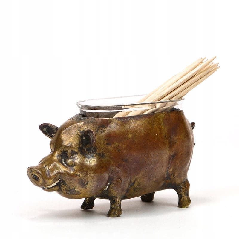 Figural Toothpick Holder, dark bronze, Austria, 19th c. - 184915