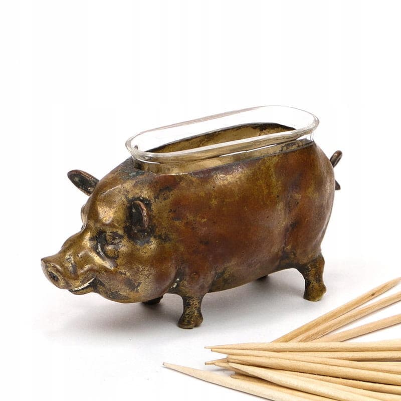 Figural Toothpick Holder, dark bronze, Austria, 19th c. - 184918