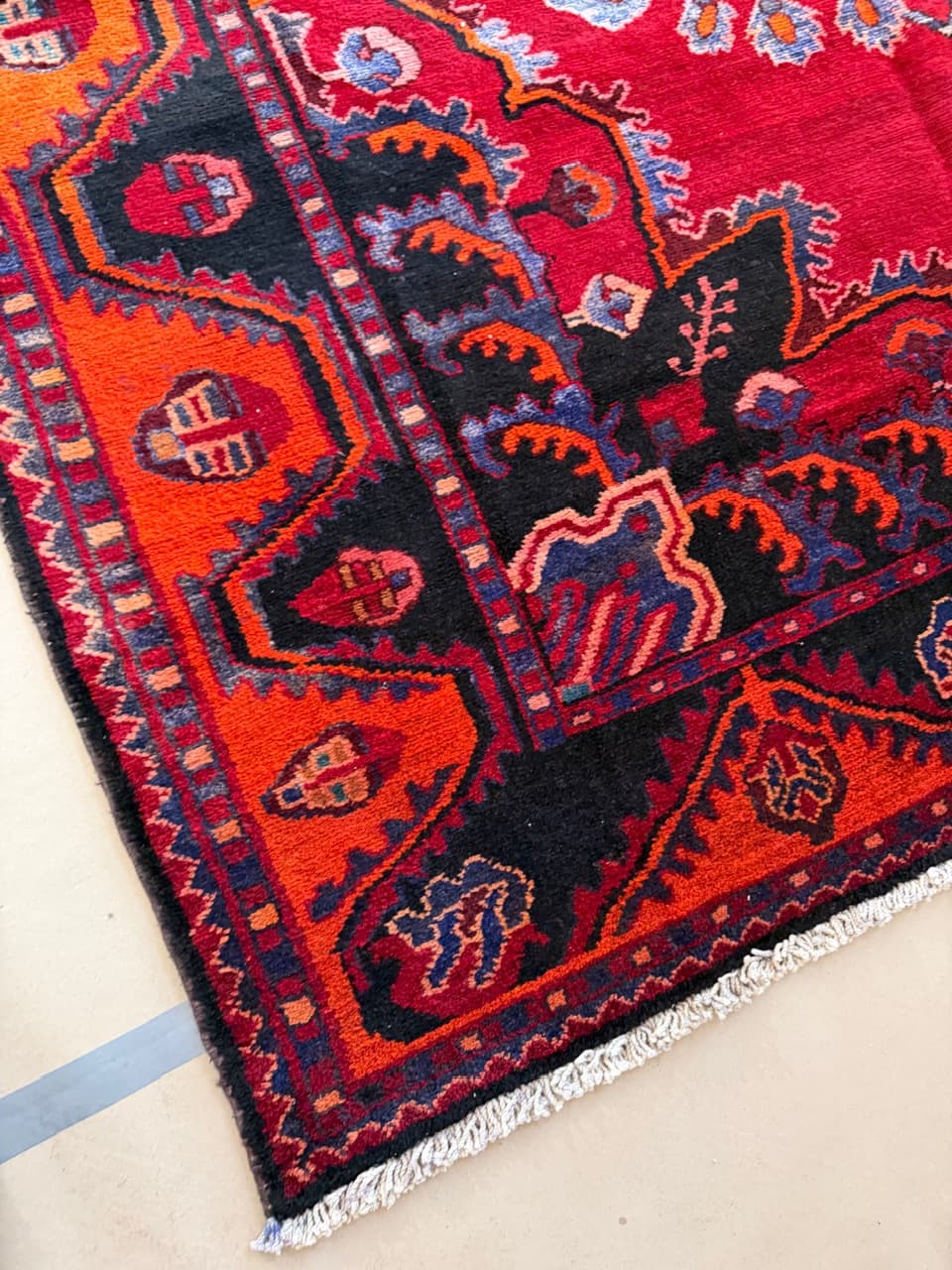 Dywan Hamadan 440x285 cm, multikolor, wełna, Iran - 185157