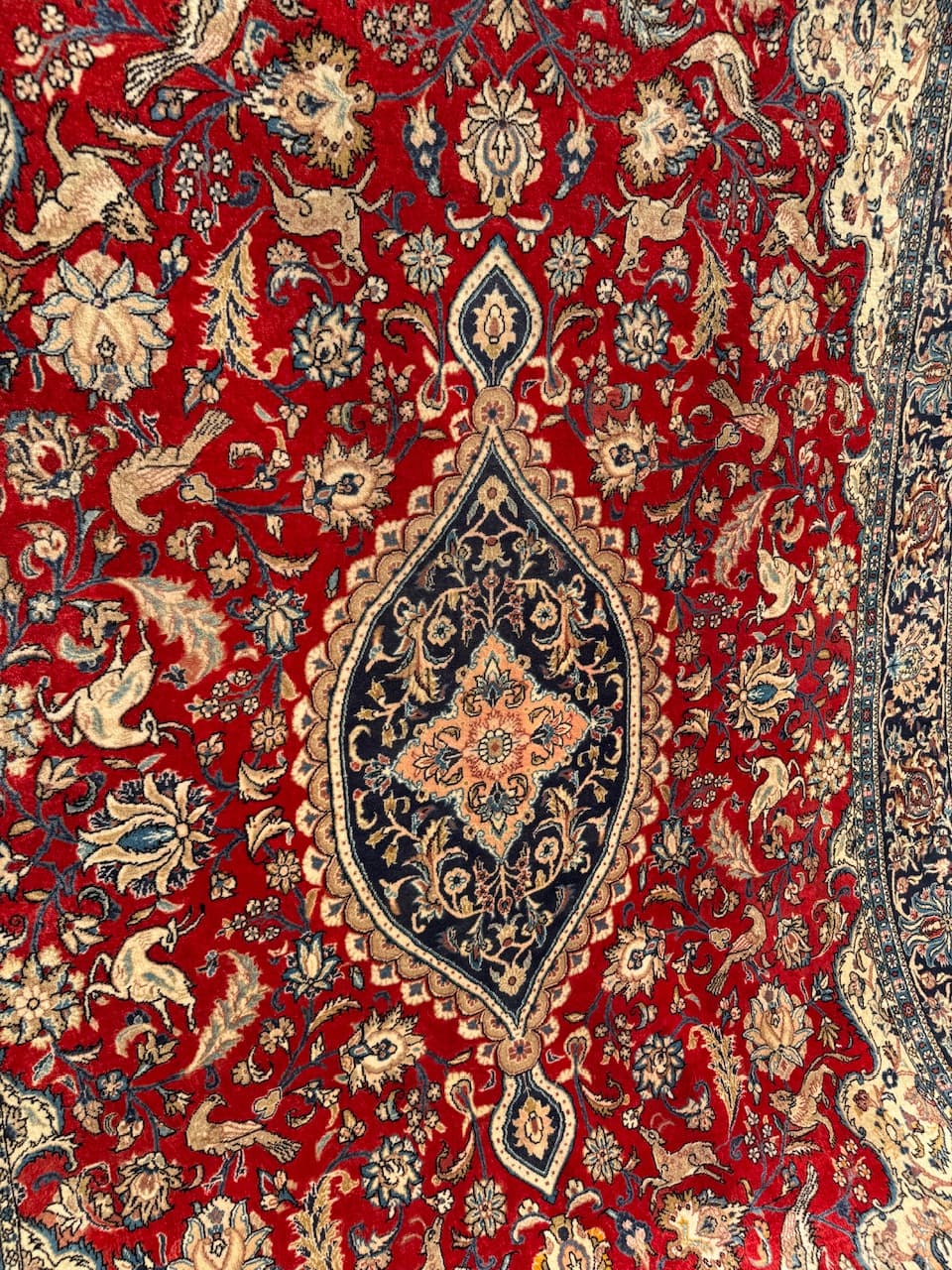 Rug Goum 300x200 cm, red wool, Iran, 1990s. - 185183