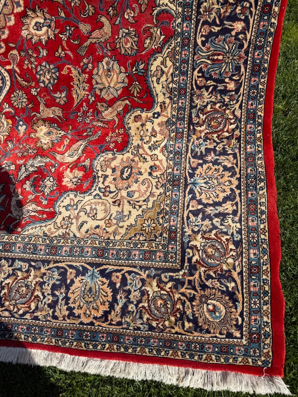 Rug Goum 300x200 cm, red wool, Iran, 1990s. - 185185