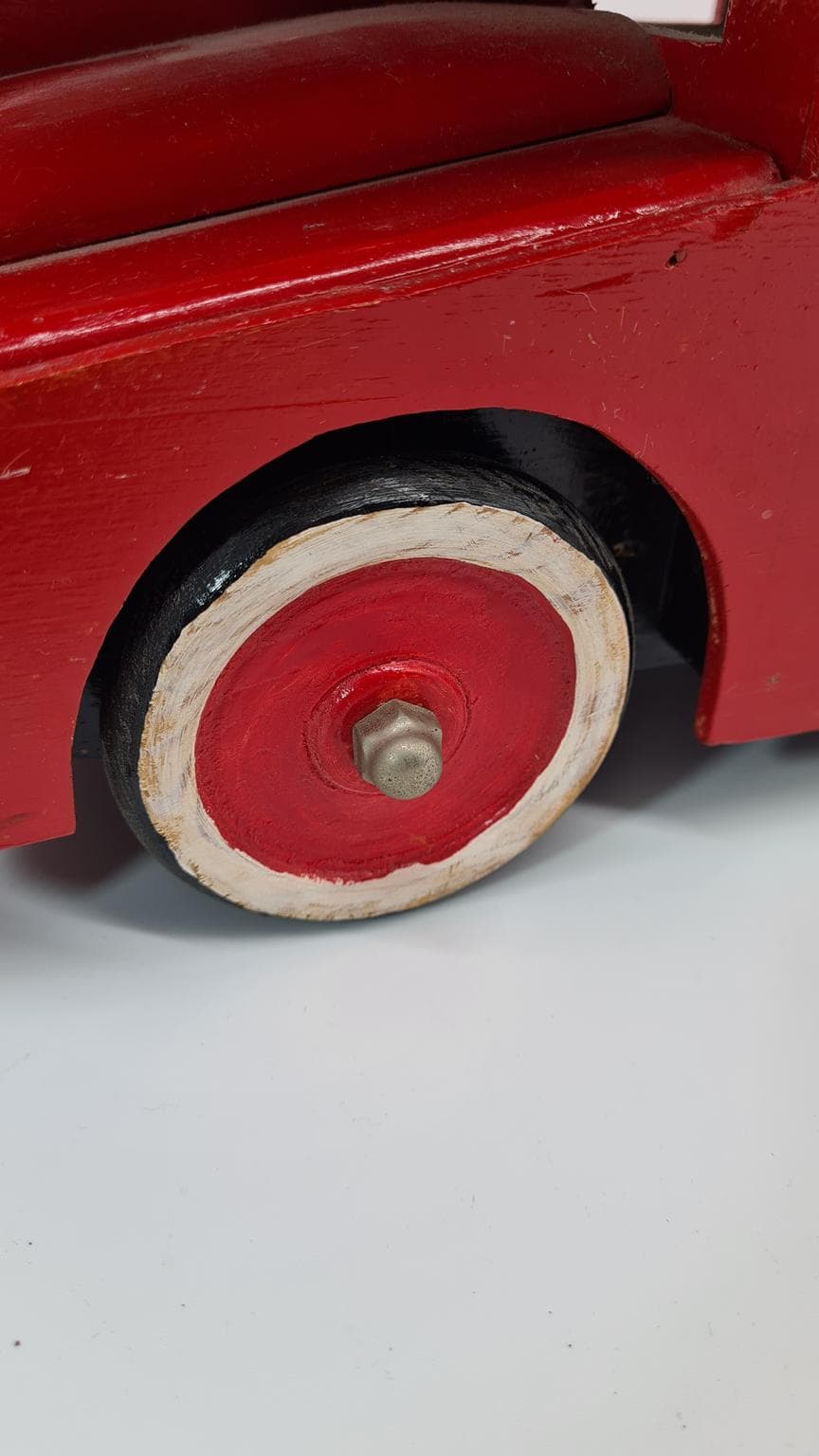 Duży drewniany autobus londyński, lata 60.-80. - 185263