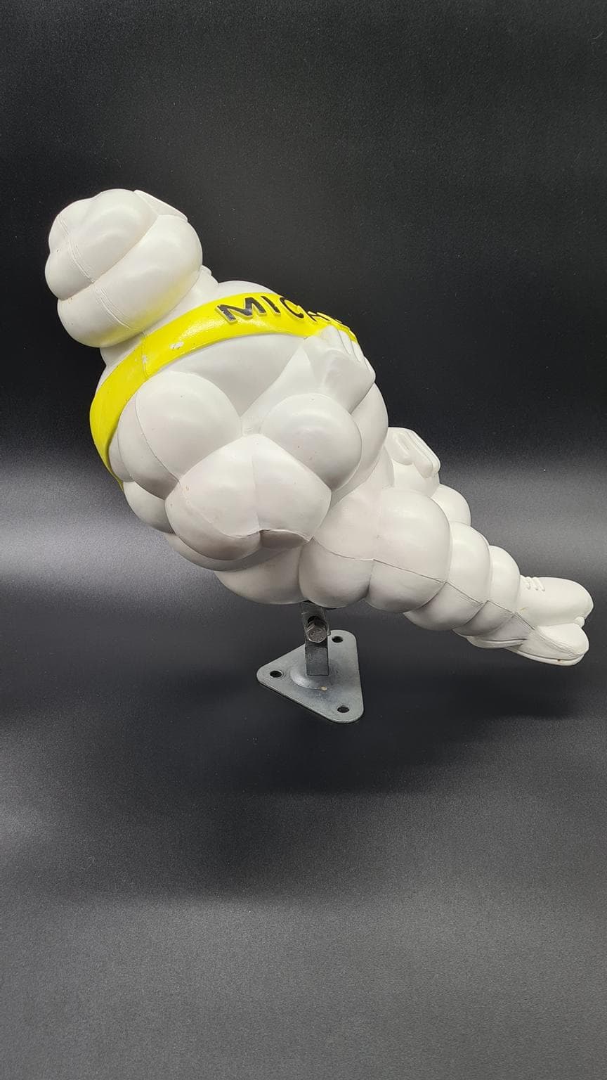 Duża figura reklamowa Michelin – Bibendum 48 cm | oryginał, reklama ścienna vintage - 185278