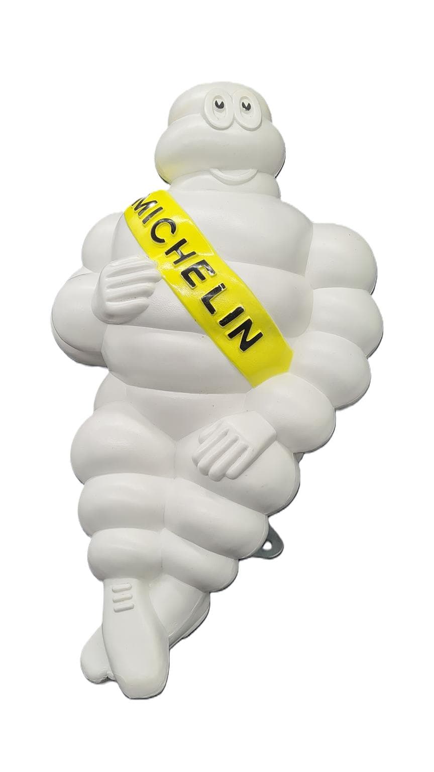 Duża figura reklamowa Michelin – Bibendum 48 cm | oryginał, reklama ścienna vintage