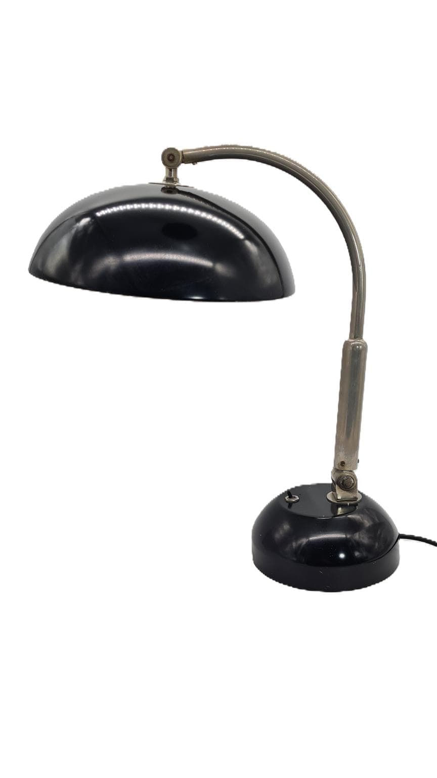 Lampa biurkowa Hala Zeist model 144, proj. H. Busquet, lata 40.