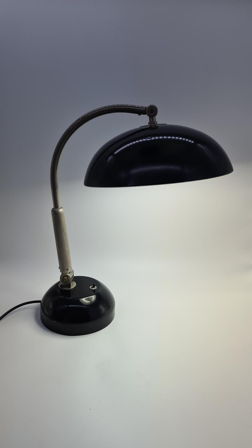 Lampa biurkowa Hala Zeist model 144, proj. H. Busquet, lata 40. - 185357